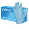 SYNTHETIC VINYL POWDER FREE DISPOSABLE GLOVES BLUE-MD 10/100