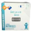 POWDER FREE MEDICAL GLOVE BLUE NITRILE, 12, 10/50, LG