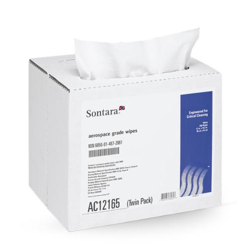 Sontara® Aircraft Creped WipersDispensing Box White AC12165