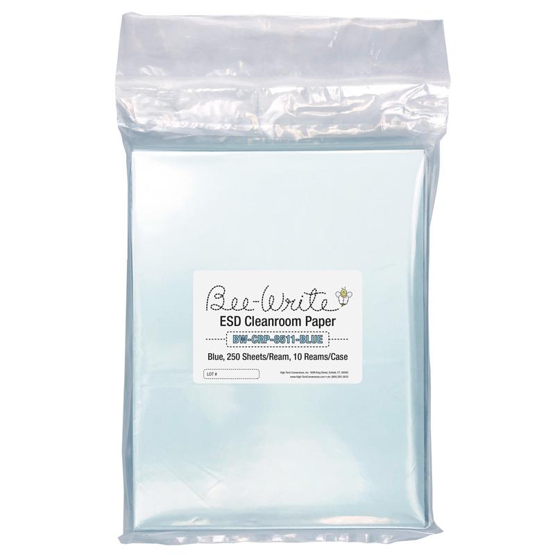 CLEANROOM PAPER,22#,8.5X11,BLUE,250 SHEETS/RM,10 RMS/CS BW CRP 8511 BLUE