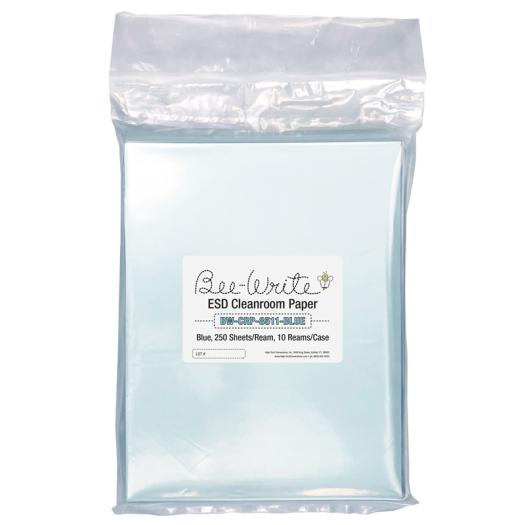 CLEANROOM PAPER 22  8.5X11 BLUE 250 SHEETS RM 10 RMS CS