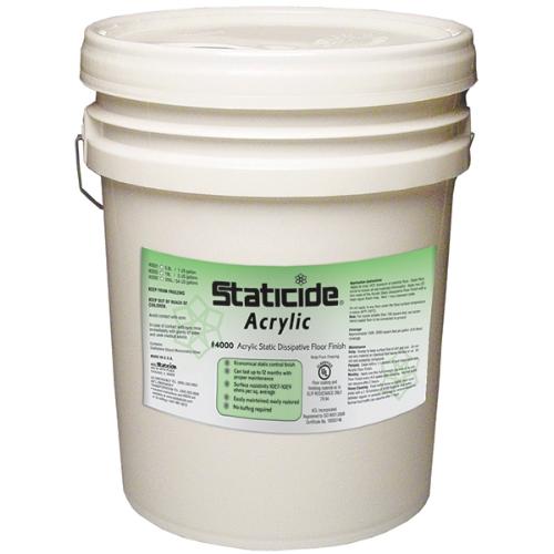ACL Staticide  4000 Acrylic Floor Finish - 5 Gallon Pail