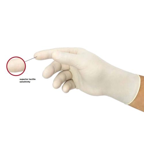 Microflex DIAMOND GRIP PLUS Powder-Free Latex Disposable Glo DGP 350 L
