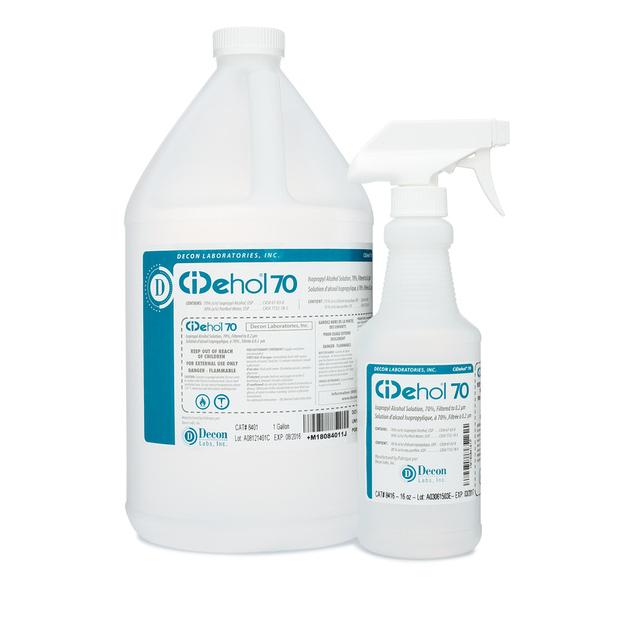CiDehol 70 (70% USP IPA Solution) - Case - 32 oz. spray bott DL 8432