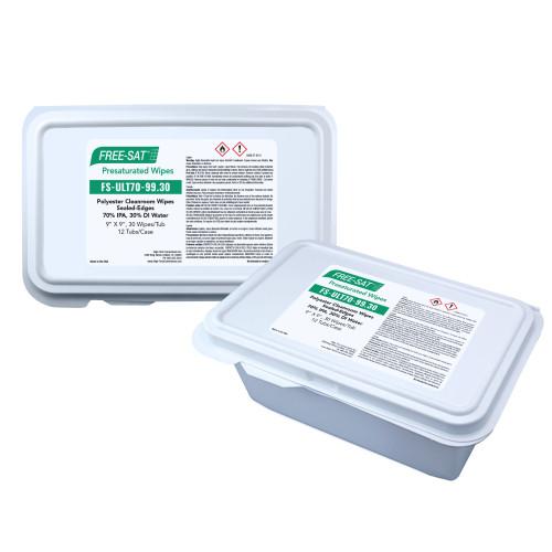 FREE-SAT  ULTIMATE  9  9  cleanroom wipes  30 tub  12tubs cs