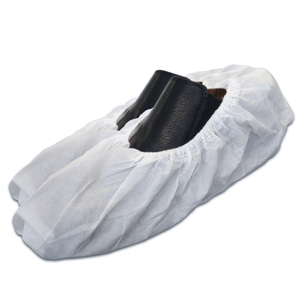 Bee-Safe® Super Non-Slip Shoe Covers, White, 100/bg - 3 bgs/cs,  Large GAH SC S LG