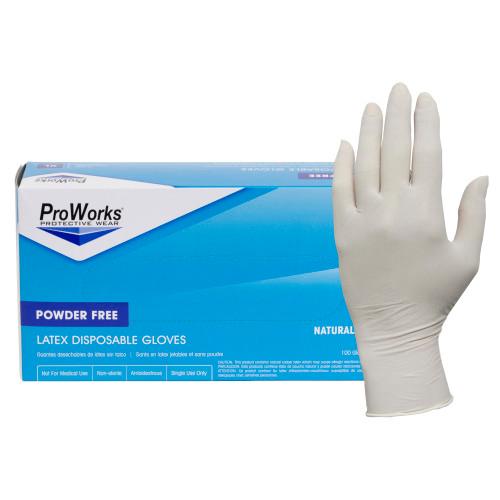 LATEX GLOVE-POWDERED-FREE  100 BX  10 BOX CS  MEDIUM