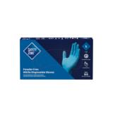 Safety Zone® Nitrile Powder-Free Gloves, Textured Fingers, 10x100, Blue, 3 mil - Large GL N103FL 3