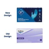 Safety Zone® Nitrile Powder-Free Gloves, Textured Fingers, 10x100, Blue, 3 mil - XS GL N103FXS 2