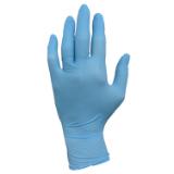 Safety Zone® Nitrile Powder-Free Exam Gloves, Textured Fingers, 10x100, Blue, 5.5 mil - Large GL N106FL 5