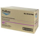 Safety Zone® Nitrile Powder-Free Exam Gloves, Textured Fingers/Palm, 10x100, Black, 7 mil - Medium GL N107FM 5