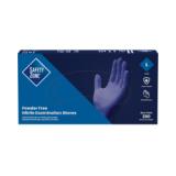 Safety Zone® Nitrile Powder-Free Exam Gloves, 10x200, Blue Violet, 3 mil - Large GL N125FL 3