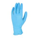 Safety Zone® Nitrile Powder-Free Exam Gloves, Textured Fingers, 10x100, Blue, 4 mil - Large GL N135FL 4