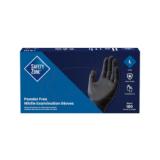 Safety Zone® Nitrile Powder-Free Exam Gloves, 10x100, Black, 5 mil - Large GL N145FL 3