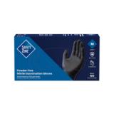 Safety Zone® Nitrile Powder-Free Exam Gloves, 10x100, Black, 5 mil - Medium GL N145FM 3