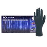 Koda® Nitrile Powder-Free Exam Gloves, 10x100, Black, 5.5 mil - Large GL NCF235BKFL