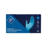 Safety Zone® Nitrile Powder-Free Exam Gloves, 10x100, Blue, 4 mil - Small GNPR SM 1M 3