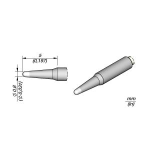 JBC C105107: Nano Cartridge - Conical - 0.8 MM JBC C105 107