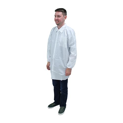 WHITE LAB COAT W/BREATH BARRIER M1020 EW 5X