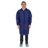 POLYPROPYLENE LAB COAT BLUE M1734B L EW