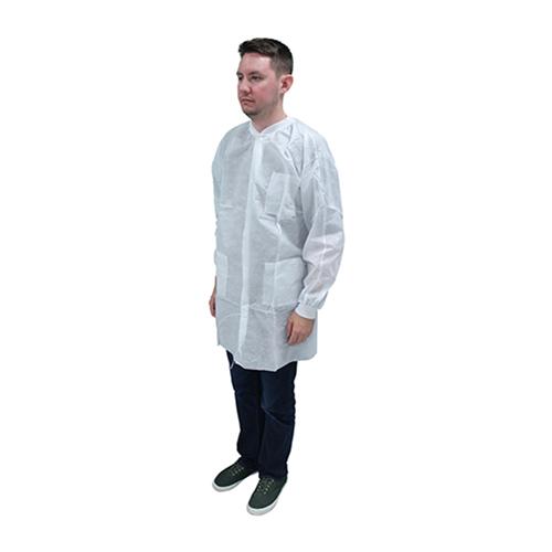 PROMAX II SMS LABCOAT 3 PCKT M1740 4X