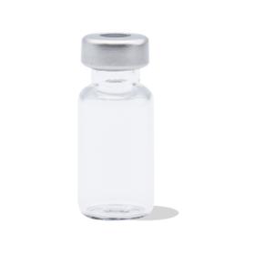 Sterile Empty Vials w/ Silver Caps, Clear Glass, 20 mm, 25/bx - 20 mL SEV20-16