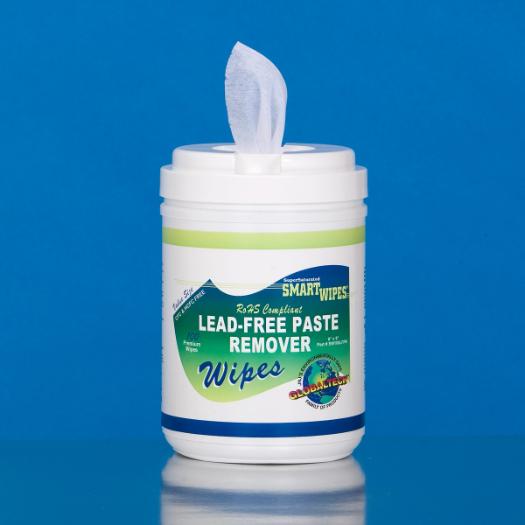 Lead-Free Paste Remover Wipes  Polyester  6 x9   12 Can CS