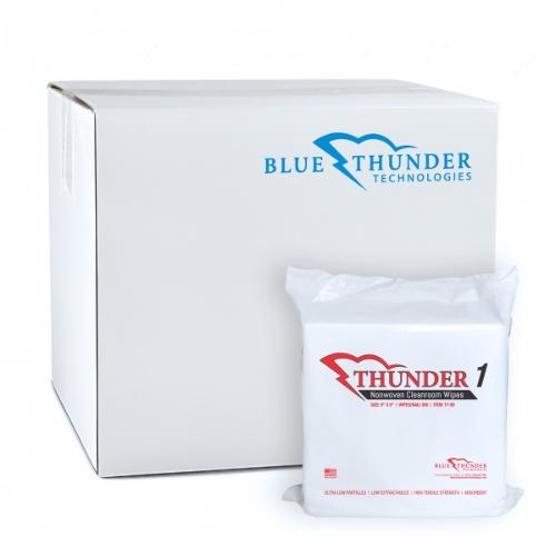 Thunder 1 Nonwoven 9 x 9 Cleanroom Wipes - Case of 4320 Wipe