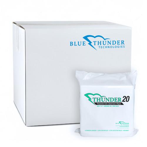 Thunder 20 Polyester Knit 9x9 Cleanroom Wipes  ISO 5   Class