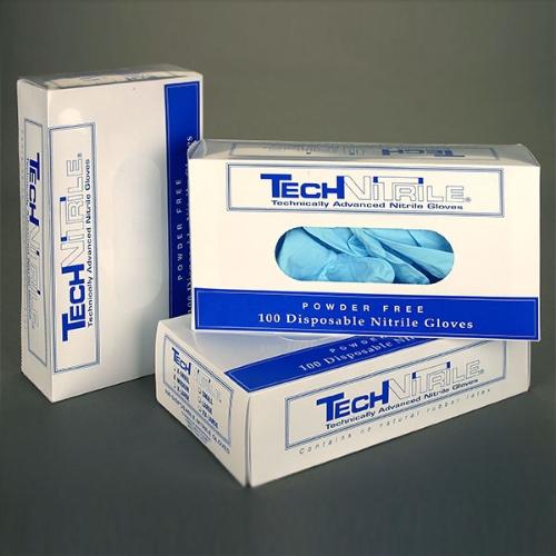 TN100PFB TechNiGlove Class 100 Powder Free Nitrile Gloves  P