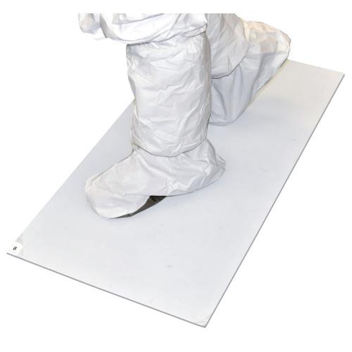 WHITE  24 X 36 TACKY MAT  30 SHEETS MAT  4 MATS CASE