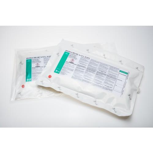 HYPO-CHLOR® WIPE Sterile Pre-Sat w/Sodium Hypochlorite 0.52% VEL9 12X12 S 3018