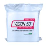 VISION 50 ESD CLEANROOM WIPE, 12 X 12, 100/BG, 10 BGS/CS VS50 1212