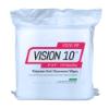 VISION 10 CLNRM LAUNDERED POLY KT WIPE 9'X9' 150/BAG-10BG/CS