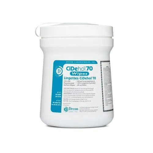 CiDehol 70 IPA Cleaning Wipes