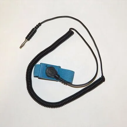 Static Solutions Elastic Adjustable Wrist Strap SS-WS-1020 - Blue