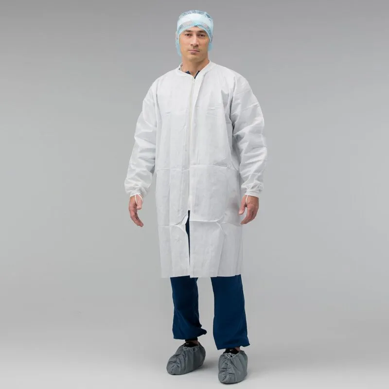 Sterile Microporous Cleanroom Frock / Lab Coat