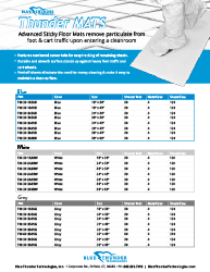 Thunder Mats Brochure