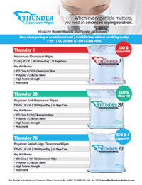 Thunder Wipes Brochure Info Sheet