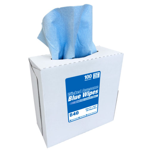 White Lightning Wipes Heavy Duty Industrial Wipers, 250 Wipes/Box