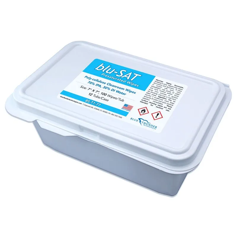 Blu-SAT™ 70% IPA Presaturated Wipes