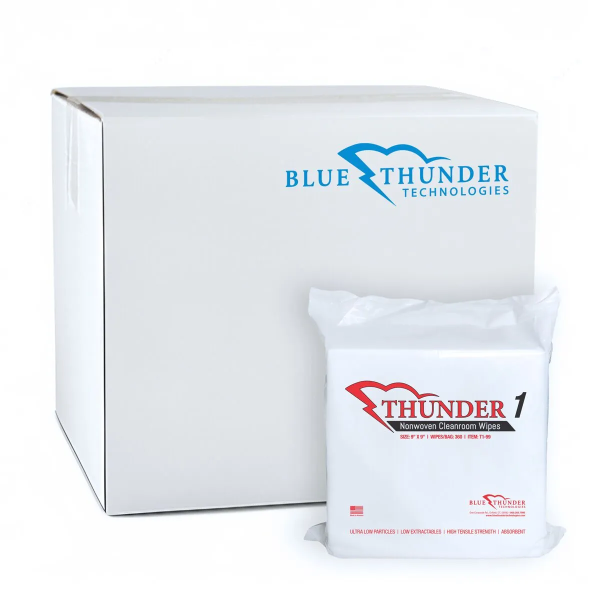Thunder 1 Class 100-1000 Cleanroom Wipes Case