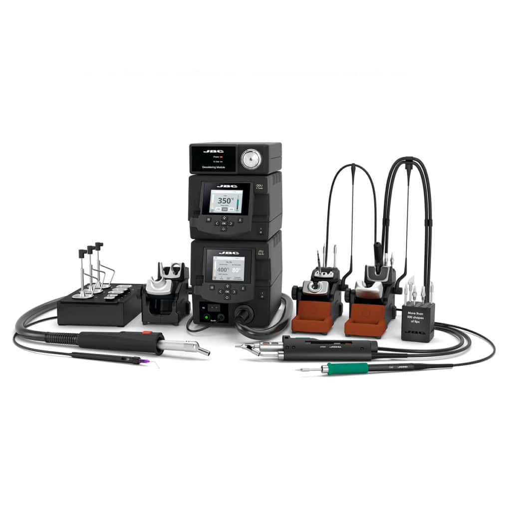 JBC-DMSE-1QB 120V - 4 Tools DMU Rework Station with Electric Pump