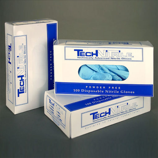 Class 100 Cleanroom Nitrile Gloves PVC Boxed