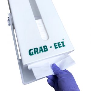 Grab-EEZ Cleanroom Wipe Dispenser