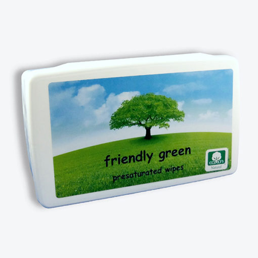 Friendly Green® Environmentally Friendly Presaturated Wipes