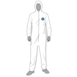 Tyvek Coveralls Attached Hood