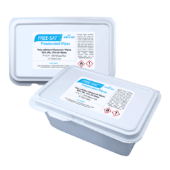 ACL 7600 Presaturated Wipes with 70/% IPA and 30/% DI Water 100//Canister