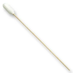 6″ Chemical Resistant Foam (Over Cotton) Tipped Applicator, Wood Handle