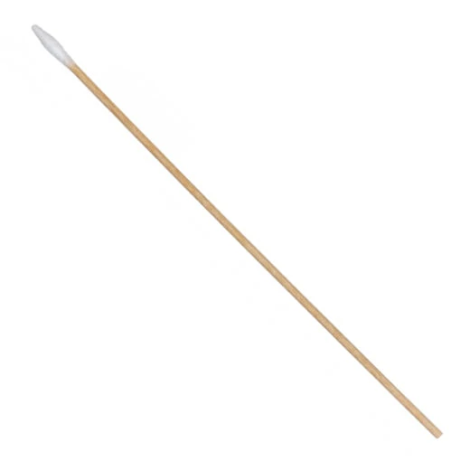 6" Cotton Tipped Applicator, Wood Handle, Tapered